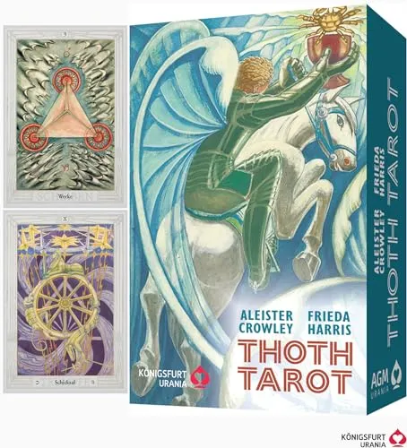 Aleister Crowley Thoth Tarot Standard DE: 78 Karten mit Anleitung (Original-Farben!)