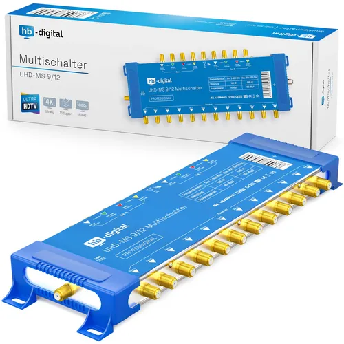 hb-digital Multischalter SAT UHD-MS 9/12