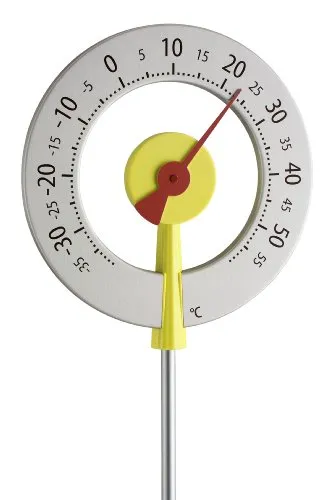 TFA Dostmann Lollipop Analoges Gartenthermometer, wetterfest