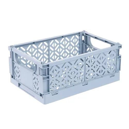 keeeper fritzi Faltbare Dekobox, 3,45 l, Zusammenklappbare Box, Kompakt und platzsparend, Blau (Nordic Blue)