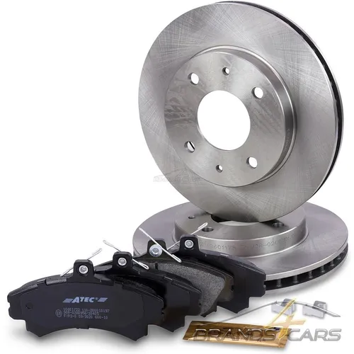 ATEC BREMSSCHEIBEN BELÜFTET Ø256+BREMSBELÄGE VORNE FÜR MITSUBISHI SPACE STAR DG