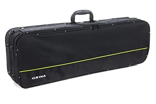 GEWA Violinkoffer Aspirante 4/4 - Wasserabweisend und Leicht - Streich- & Zupfinstrumentenkoffer: Der wasserabweisende Koffer schützt Ihre Geige optimal und ist mit nur 1,7 kg leicht zu transportieren, ideal für Musiker.