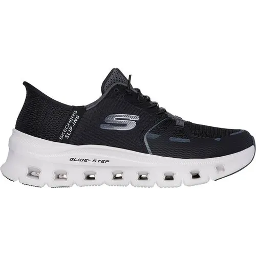 Skechers Damen Glide-Step Pro Sneaker - Black Charcoal, 39 EU - Damen-Sneaker mit Glide-Step Slip-Ins, maschinenwaschbar und ausgestattet mit luftgekühltem Memory-Schaum für ultimativen Komfort.