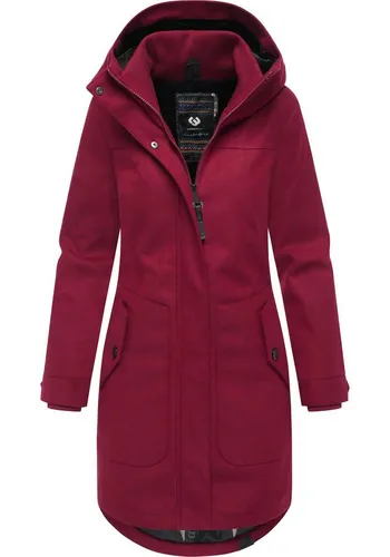 Ragwear Wintermantel Jannisa Coat Klassischer Damen Kurzmantel mit Kapuze