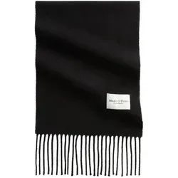 Fransentuch MARC O'POLO aus softer Schurwolle in schwarz von Marc O'Polo