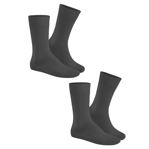 Hudson Herren Socken Only 2-Pack druckfreier Bund
