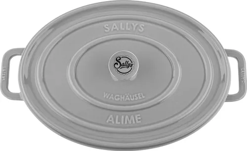 Sallys Gusseisenbräter Alime (Smokey Grey) in grau von Sallys