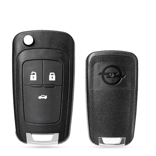 Tasten-Klappschlüsselgehäuse Ersatz-Klappschlüssel autoschlüssel gehäuse funkschlüssel schlüssel für Opel Vauxhall H Insignia Vectra D Astra J Corsa E Cascade Zafira Karl Autoschlüssel Zubehör 3