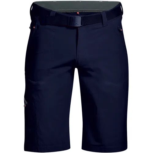 MAIER SPORTS Nil Bermuda Herren - Dunkelblaue Trekkinghose - Wanderhosen für Herren, moderne Outdoor-Bermuda aus 90% Polyamid und 10% Elasthan, ideal für aktive Freizeitgestaltung und Trekking.
