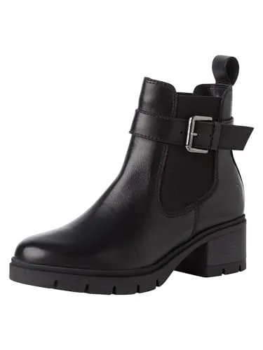 Tamaris Chelsea Boot 1-25447-43 003 - Wanderschuhe mit 5.5 cm Blockabsatz, ideal für Komfort und Stil bei Outdoor-Aktivitäten.