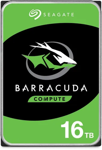 Seagate Barracuda ST16000DM001 - 16 TB interne Festplatte - Festplatte mit 16 TB Speicherkapazität, ideal für umfangreiche Datenarchive und schnelle Datenübertragungen dank SATA 6Gb/s und 7200 rpm.