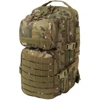 normani Daypack Rucksack 30 Liter - Grün/Braun - Vielseitiger 30L Rucksack mit intelligentem Fächersystem und robustem Material. Ideal für Outdoor-Aktivitäten und Schule, mit ergonomischen Schultergurten für hohen Tragekomfort.
