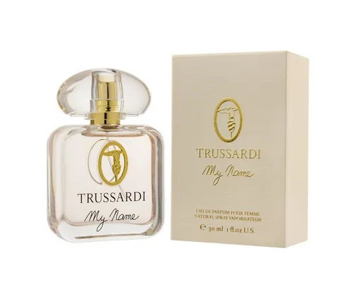 Trussardi My Name - Eau de Parfum Spray 30 ml - Damenduft mit orientalischen Einflüssen, der Ihre Weiblichkeit unterstreicht. Erleben Sie die elegante Kombination aus weißen Veilchen, Flieder und Vanille in einem stilvollen Flakon.