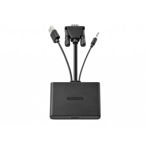Sitecom VGA + Audio zu HDMI Adapter | 55cm