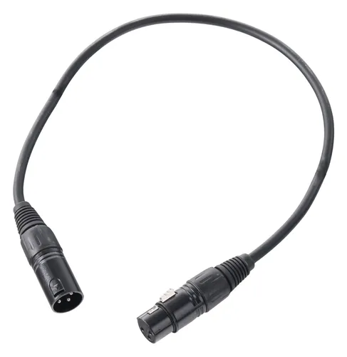 Pronomic Stage XFXM-0.5 Mikrofonkabel XLR 0,5 m Schwarz