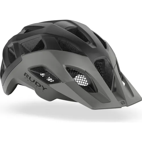 Rudy Project Helmet Crossway lead/black (matte) L - Fahrradhelm mit hervorragendem Preis-Leistungs-Verhältnis, optimal für MTB und E-Bikes. Bietet maximalen Schutz durch In-Mould-Technologie und 23 Belüftungsöffnungen für beste Luftzirkulation.