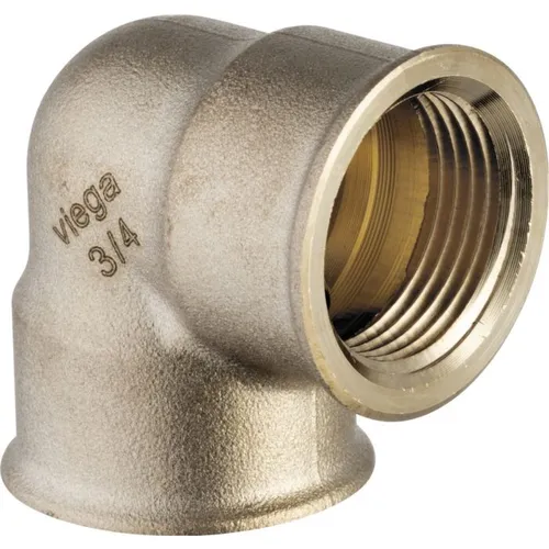 Viega Bogen 281717 Rp 3/8, 90Grad, Rotguss