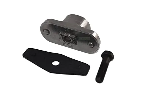 Messerhalter Ø22 + Adapter + Schraube kompatibel mit MTD, Wolf, Bolens, 753-06315, 753-0588