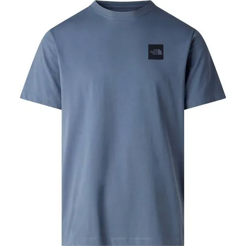 The North Face Evolution Box Half Dome Herren T-Shirt Blau M - Vielseitiges Herren T-Shirt aus weichem Polycotton für hohen Tragekomfort. Mit stilvollem, wasserbasiertem Logo auf Vorder- und Rückseite. Ideal für deinen Alltag.