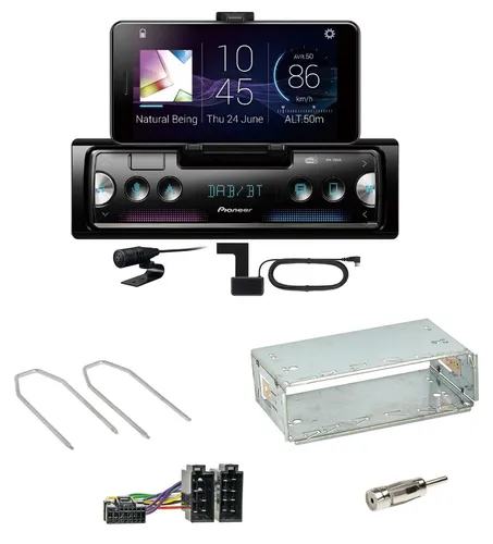 Pioneer SPH-20DAB Bluetooth Digitalradio Einbauset für Peugeot 206