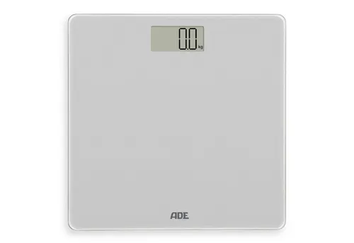 ADE Digitale Körperwaage - 180kg Tragkraft, großes LED Display und gehärtete Sicherheitsglas-Oberfläche für präzise Messungen