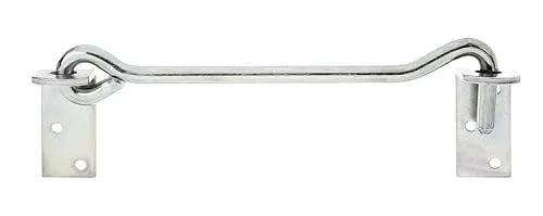 Alberts 843335 Sturmhaken 10er Set | Galvanisch verzinkt & dickschichtgeschützt - Hochwertiger Sturmhaken aus Stahl mit 280 mm Länge und 12 mm Haken-Ø. Ideal zum sicheren Befestigen von Platten. Perfekt für den Einsatz im Garten und für Zäune.