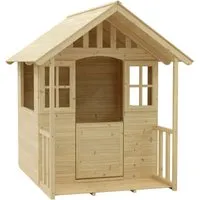 Zwerkules Spielhaus Villa - Fantasievolles Gartenparadies - Spielplätze: Zwerkules Spielhaus Villa aus FSC®-zertifiziertem Holz, ideal für kreative Abenteuer und sicheres Spielen im Freien.