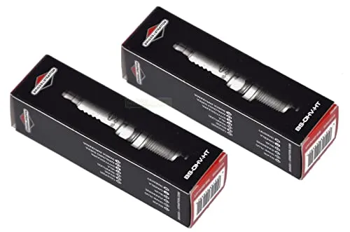 X Zündkerze orig. Briggs&Stratton RC12YC für Briggs OHV Motor Rasenmäher 992306 2