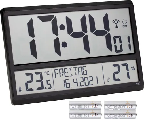 Wanduhren Schwarz von TFA Dostmann