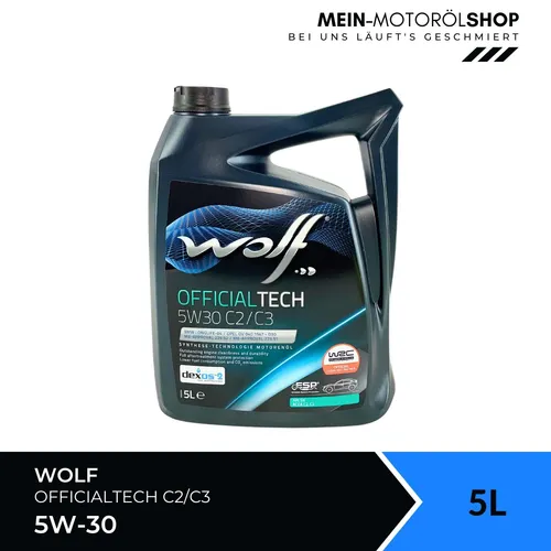 Wolf Motoröl WOLF OFFICIALTECH 5W30 C2/C3 1051981