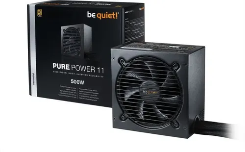 be quiet! Pure Power 11 500W ATX PC-Netzteil - 80PLUS Gold Effizienz, leise Kühlung und optimaler Schutz für leistungsstarke Systeme