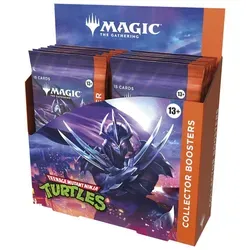 Magic the Gathering Teenage Mutant Ninja Turtles Collector Booster Display - Entdecken Sie das Collector Booster Display mit 12 Boostern für das beliebte Kartenspiel Magic: The Gathering, inspiriert von den Teenage Mutant Ninja Turtles. Ideal für Sammler und Spieler!