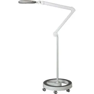 Lumeno Lupenleuchte 7213 MKIII mit Rollstativ in grau von Lumeno