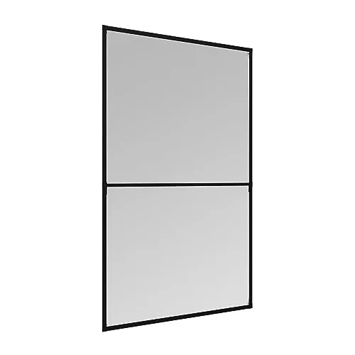 Windhager Insektenschutz EXPERT Rahmen Fenster, 120 x 220 cm - Fliegengitter für bodentiefe Fenster, nahezu unsichtbar dank Ideal View Fiberglasgewebe, einfache Montage ohne Bohren – idealer Mückenschutz für Ihr Zuhause.