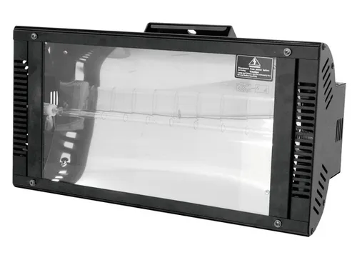 EUROLITE DMX Superstrobe 2700 - 1500 Watt DMX-Stroboskop, stufenlos regelbare Helligkeit und Blitzgeschwindigkeit für beeindruckende Lichtshows