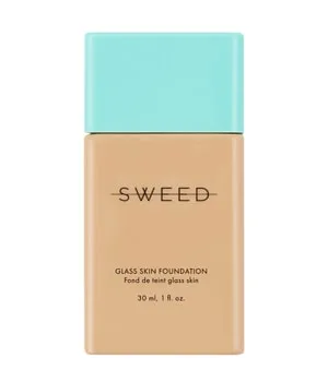 Sweed Glass Skin Foundation 30 ml - Nr. 14 Deep N/W - Make-up mit leicht reflektierender Formel für einen perfekten 