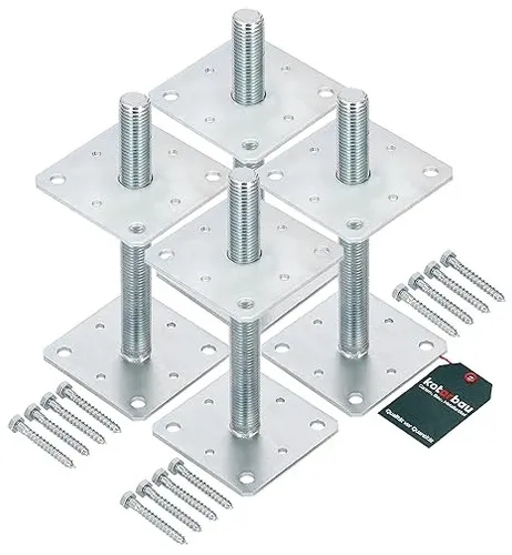KOTARBAU® 4er Set Pfostenträger 110 mm x 110 mm