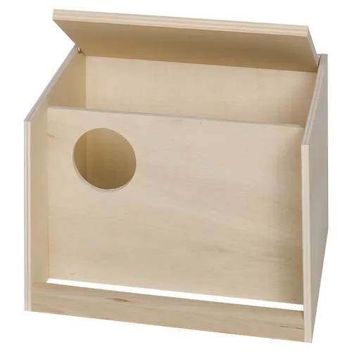Nobby Nistkasten für Wellensittiche 25x14,5x24 cm mit Anflugstange