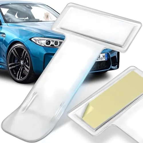 Retoo Parkscheinhalter Clip - Selbstklebender Ticket Halter für Auto - Auto Clips - Robuste Befestigung mit 3M-Klebeband sorgt für optimale Sichtbarkeit Ihres Parkscheins und minimiert Bußgeldrisiken.