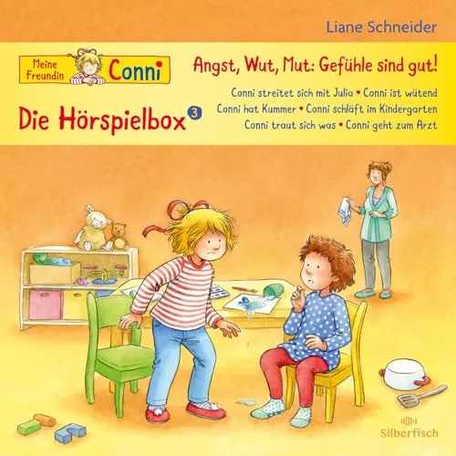 Angst, Wut, Mut: Gefühle sind gut! - Die Hörspielbox 3 (Meine Freundin Conni - ab 3): 3 CDs (Meine Freundin Conni - ab 3: Conni ab 3)