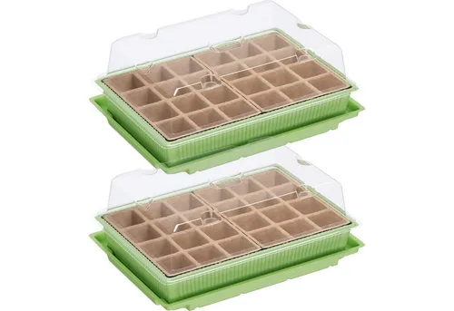 Wellgro Gewächshaus Mini Gewächshaus für 24 Pflanzen