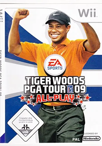 Tiger Woods PGA Tour 09 - Wii, USK 0 - Erlebe realistische Golf-Action mit präziser Steuerung und herausfordernden Golfplätzen!