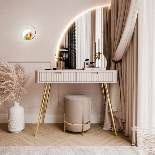 Wasch- und Schminktische Beige von Lukmebel