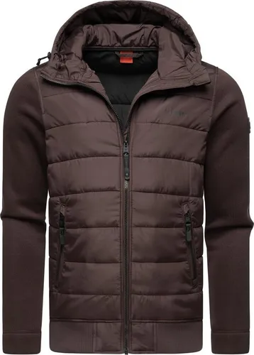 Ragwear Steppjacke Hallmar Hood Coole Herren Übergangsjacke mit weichen Ärmeln und Kapuze