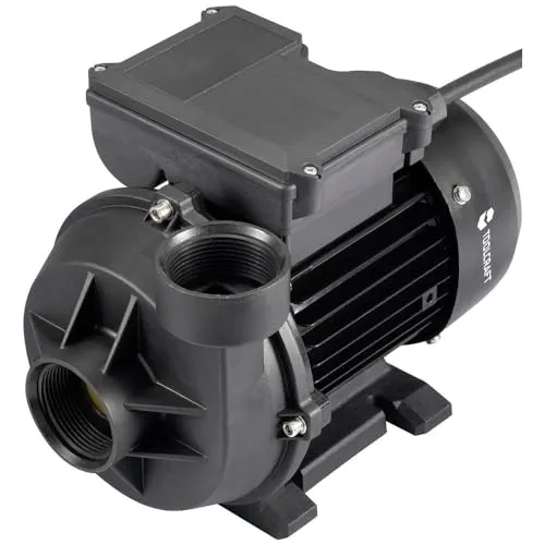 TOOLCRAFT TO-8992911 Poolpumpe 10000 l/h - Wasserpumpen mit hoher Förderleistung von 10000 l/h und einer maximalen Förderhöhe von 10m, ideal für schnelle Poolreinigung.