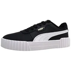 PUMA Damen Carina 3.0 Sneaker – Black White Gold, 39 EU in gold von PUMA