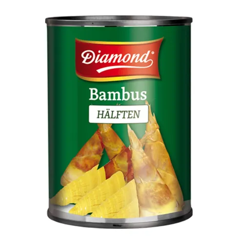 540g / ATG 300g Bambussprossen Hälften Diamond zarte Bambus Sprossen