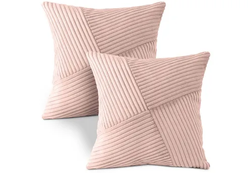 Amilian Kissenbezüge - 2er Set Kissenhüllen - Kissenbezug - Zierkissenbezüge, (2 Stück), 40x40 cm, Kissenhülle für Sofakissen, Dekokissen, Zierkissen, Kissen