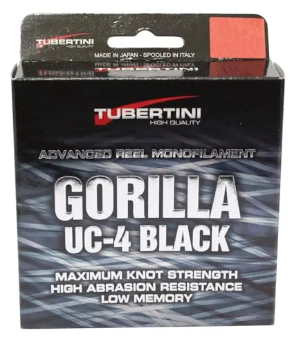 Tubertini UC 4 Angelschnur Gorilla 350m - Angelschnur zum Forellenangeln, 0.20mm / 4.80kg Tragkraft