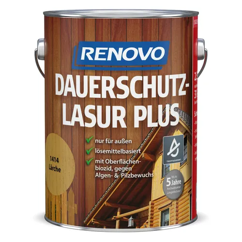 Renovo Dauerschutzlasur Plus lärche 1414 2,5 l Holzschutz außen